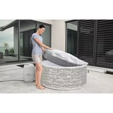 Bestway Whirlpool LAY-Z-SPA Vancouver AirJet Plus, mit App-Steuerung, Schwimmbad hellgrau, Ø 155cm x 60cm