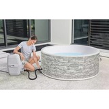 Bestway Whirlpool LAY-Z-SPA Vancouver AirJet Plus, mit App-Steuerung, Schwimmbad hellgrau, Ø 155cm x 60cm