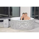 Bestway Whirlpool LAY-Z-SPA Vancouver AirJet Plus, mit App-Steuerung, Schwimmbad hellgrau, Ø 155cm x 60cm