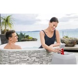 Bestway Whirlpool LAY-Z-SPA Vancouver AirJet Plus, mit App-Steuerung, Schwimmbad hellgrau, Ø 155cm x 60cm