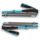 Black Diamond Trekkingstöcke Women`s Distance Carbon FLZ, Fitnessgerät türkis, 1 Paar, 95-110 cm