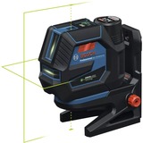 Bosch Akku-Kombilaser GCL 12V-50-22 CG Professional, Kreuzlinienlaser blau/schwarz, Li-Ionen-Akku 2,0 Ah, grüne Laserlinien und Lotpunkte, inkl. Drehhalterung RM 20, in L-BOXX