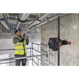 Bosch Akku-Kombilaser GCL 12V-50-22 CG Professional, Kreuzlinienlaser blau/schwarz, Li-Ionen-Akku 2,0 Ah, grüne Laserlinien und Lotpunkte, inkl. Drehhalterung RM 20, in L-BOXX