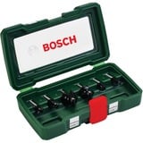 Bosch Heimwerken & Garten Wolfram-Carbide-Fräser-Set, 6-teilig 8mm-Schaft