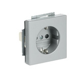 Busch-Jaeger Schutzkontaktsteckdose Einsatz 20 EUCRB-83 aluminium, Retail