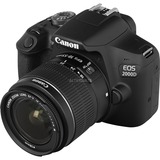 Canon EOS 2000D KIT (18-55 mm DC III), Digitalkamera schwarz, inkl. Canon-Objektiv