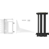 Fractal Design Flex 2 PCIe 4.0 x16 White, Halterung + Verlängerungskabel weiß/schwarz, 19,5cm
