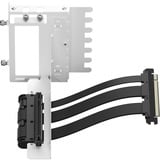 Fractal Design Flex 2 PCIe 4.0 x16 White, Halterung + Verlängerungskabel weiß/schwarz, 19,5cm