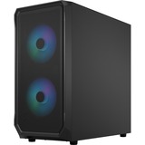 Fractal Design Focus 2 RGB Black TG Clear Tint, Tower-Gehäuse schwarz, Tempered Glass