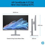 HP OmniStudio X All-in-One 27-cs0075ng, PC-System silber, Windows 11 Home 64-Bit