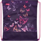 Herlitz Loop Plus Butterflies, Schulranzen lila, inkl. 16 tlg. Schüleretui, Faulenzermäppchen, Sportbeutel