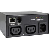Inter-Tech Steckdosenleiste PDU ST-1021, 2-fach, 10A schwarz, per Fernzugang via Webinterface schaltbar