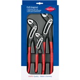 KNIPEX Alligator-Paket 00 20 09 V03, Zangen-Set rot, 3-teilig, gezahnte Griffflächen