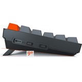Keychron K2 Version 2, Gaming-Tastatur schwarz/grau, DE-Layout, Gateron Red, Hot-Swap, RGB