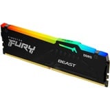 Kingston FURY DIMM 32 GB DDR5-5200  , Arbeitsspeicher schwarz, KF552C36BBEA-32, FURY Beast RGB, AMD EXPO