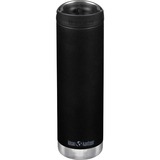 Klean Kanteen Trinkflasche TKWide VI vakuumisoliert, 592ml schwarz (matt), mit schwarzer Café Cap