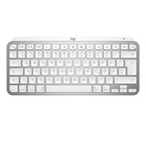 Logitech MX Keys Mini für Mac, Tastatur hellgrau/weiß, DE-Layout, Metallgehäuse, kompatibel mit Apple macOS, iPad OS