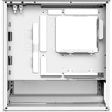 NZXT H3 Flow , Tower-Gehäuse weiß (matt), Tempered Glass