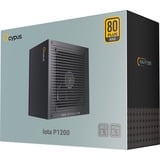 Ocypus Iota P1200 Black, PC-Netzteil schwarz, 1x 12-Pin High Power GPU, 3x PCIe, Kabelmanagement, 1200 Watt