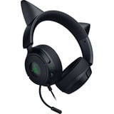 Razer Kraken Kitty V3 X Black, Gaming-Headset schwarz/grün, 3,5-mm-Klinkenstecker