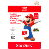 SanDisk Nintendo Switch 2 mircoSD Express Card 256 GB, Speicherkarte im Mario-Design