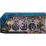 Spin Master League of Legends - 10cm Actionfiguren 5er Pack , Spielfigur Vi, Caitlyn, Ekko, Heimerdinger und exklusiver Jinx, jeweils mit Accessoires, Ausstellungssockel