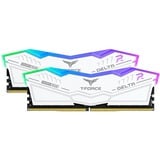 Team Group DIMM 32 GB DDR5-6400 (2x 16 GB) Dual-Kit, Arbeitsspeicher weiß, FF4D532G6400HC40BDC01, Delta RGB, INTEL XMP
