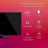 Telefunken XF40N750M, LED-Fernseher 102 cm (40 Zoll), schwarz, FullHD, Triple Tuner, Mediaplayer