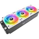 Thermaltake SWAFAN EX14 RGB PC Cooling Fan White TT Premium Edition, Gehäuselüfter weiß, 3er Pack, inkl. Controller, 140 mm