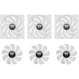 Thermaltake SWAFAN EX14 RGB PC Cooling Fan White TT Premium Edition, Gehäuselüfter weiß, 3er Pack, inkl. Controller, 140 mm