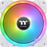 Thermaltake SWAFAN EX14 RGB PC Cooling Fan White TT Premium Edition, Gehäuselüfter weiß, 3er Pack, inkl. Controller, 140 mm