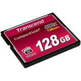 Transcend CompactFlash 800 128 GB, Speicherkarte schwarz, UDMA 7