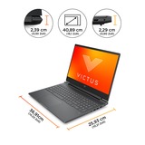 Victus by HP 16-r0177ng, Gaming-Notebook grau, ohne Betriebssystem, 144 Hz Display, 512 GB SSD