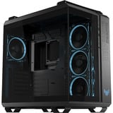 ASUS TUF GAMING GT502 HORIZON ARGB , Tower-Gehäuse schwarz, Tempered Glass x 2