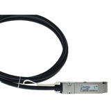 BlueOptics BlueLAN Direct Attach Kabel kompatibel zu Edge Core ET6402-DAC-2M QSFP schwarz, 2 Meter