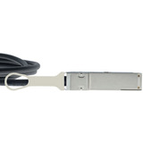 BlueOptics BlueLAN Direct Attach Kabel kompatibel zu Edge Core ET6402-DAC-2M QSFP schwarz, 2 Meter