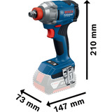 Bosch Professional 18V Profi-Set Bohrhammer GBH 18V-22 + Bohrschrauber GSR 18V-65 + Schlagschrauber GDX 18V-285 blau/schwarz, 3x Li-Ionen Akku 5,0Ah, Werkzeugtasche