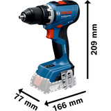 Bosch Professional 18V Profi-Set Bohrhammer GBH 18V-22 + Bohrschrauber GSR 18V-65 + Schlagschrauber GDX 18V-285 blau/schwarz, 3x Li-Ionen Akku 5,0Ah, Werkzeugtasche
