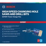 Bosch Professional EXPERT Power Change Plus Adapter, Hex 11mm blau, 2-teilig, mit TCT Zentrierbohrer Ø 8,5mm x105mm