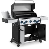 Broil King Gasgrill Baron S 590 IRX edelstahl, mit IR-Seiten- und Heckbrenner