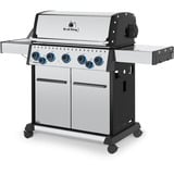Broil King Gasgrill Baron S 590 IRX edelstahl, mit IR-Seiten- und Heckbrenner