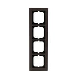 Busch-Jaeger Abdeckrahmen 4-fach, Abdeckung braun, Retail