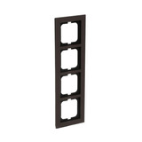 Busch-Jaeger Abdeckrahmen 4-fach, Abdeckung braun, Retail