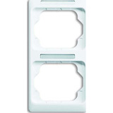 Busch-Jaeger Rahmen zwei fach senkrecht mit Sichtfenster weiß (glänzend), Retail