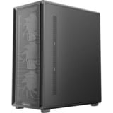 DeepCool CC550 4F, Tower-Gehäuse schwarz, Tempered Glass 