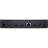 Dell Dock D6000 Generalüberholt, Dockingstation schwarz, HDMI, DisplayPort, USB-C, RJ45