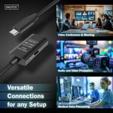 Digitus Aktives USB 3.2 Gen 1 Verlängerungskabel, USB-C Stecker > USB-C Buchse schwarz, 5 Meter, Repeater Kabel