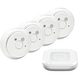 Homematic IP Starter Set Rauchwarnmelder - 4 Räume 1x Access Point 2, 4x Rauchwarnmelder