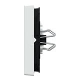 Merten Doppelwippe für Serien- und Doppeltaster-Einsatz, 2-fach, Thermoplast, glänzend weiß (glänzend), Retail