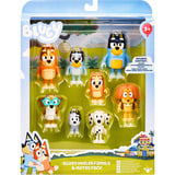 Moose Toys Bluey - 8-Figuren Mega-Pack, Spielgebäude 